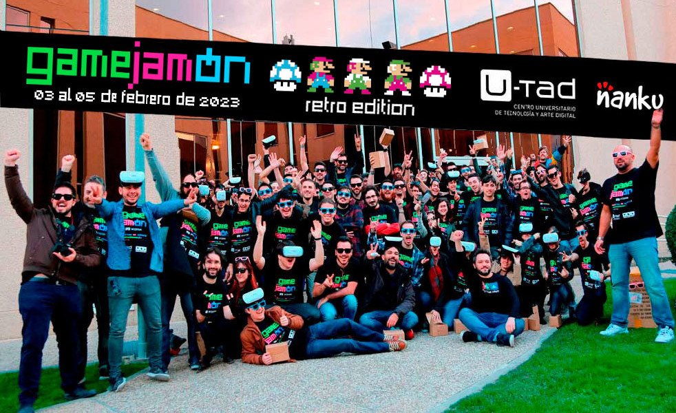 U-tad celebra la contrarreloj de desarrollo de videojuegos ‘Game Jam On’ en su ‘Retro edition 2023’